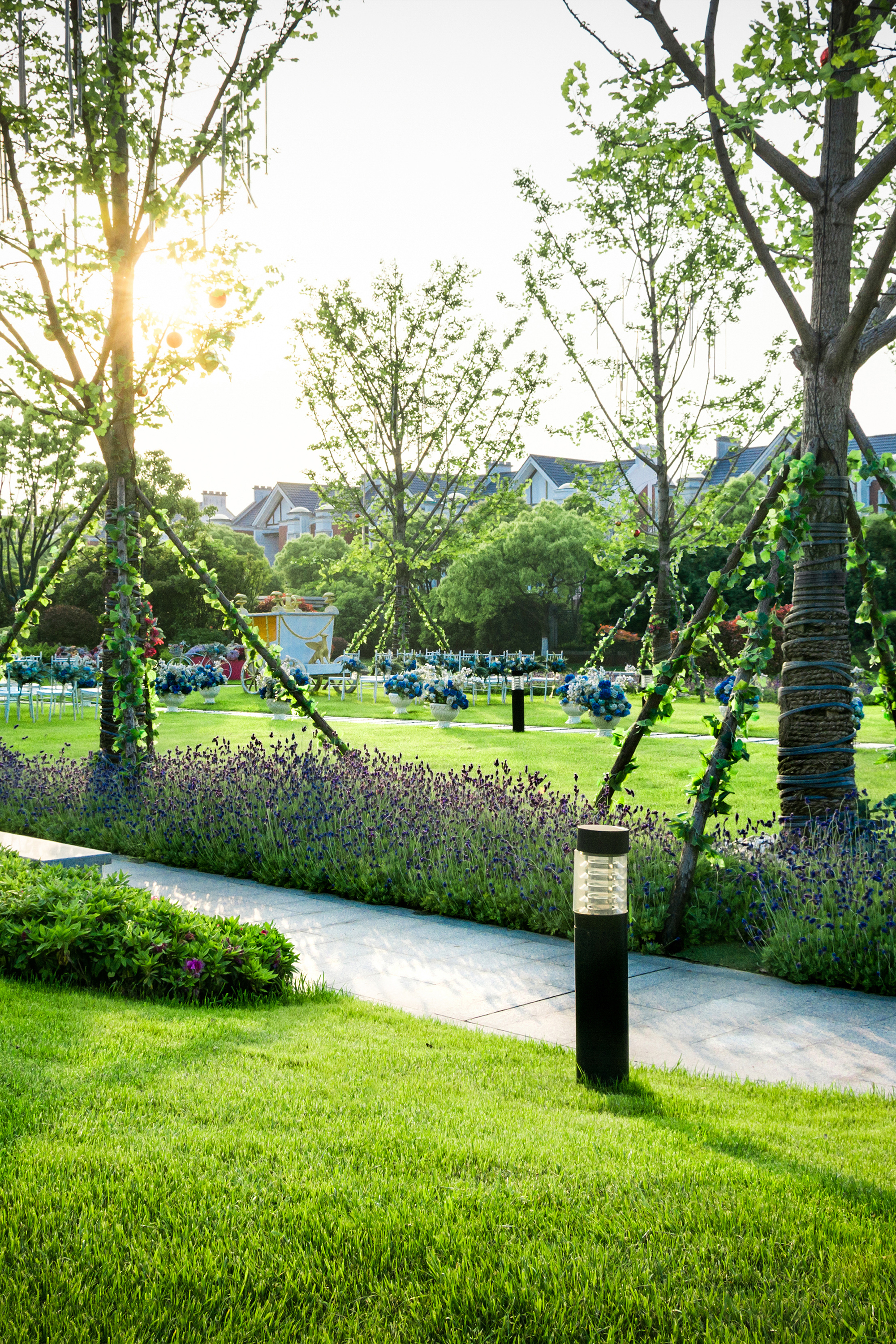 Озеленение сквера